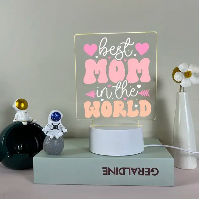 Best Mom 3D Acrylic LED Light